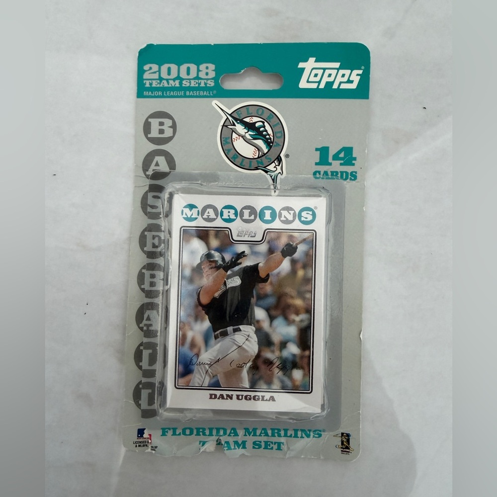 Vintage 2008 Topps Florida Marlins Team Set 14 Cards